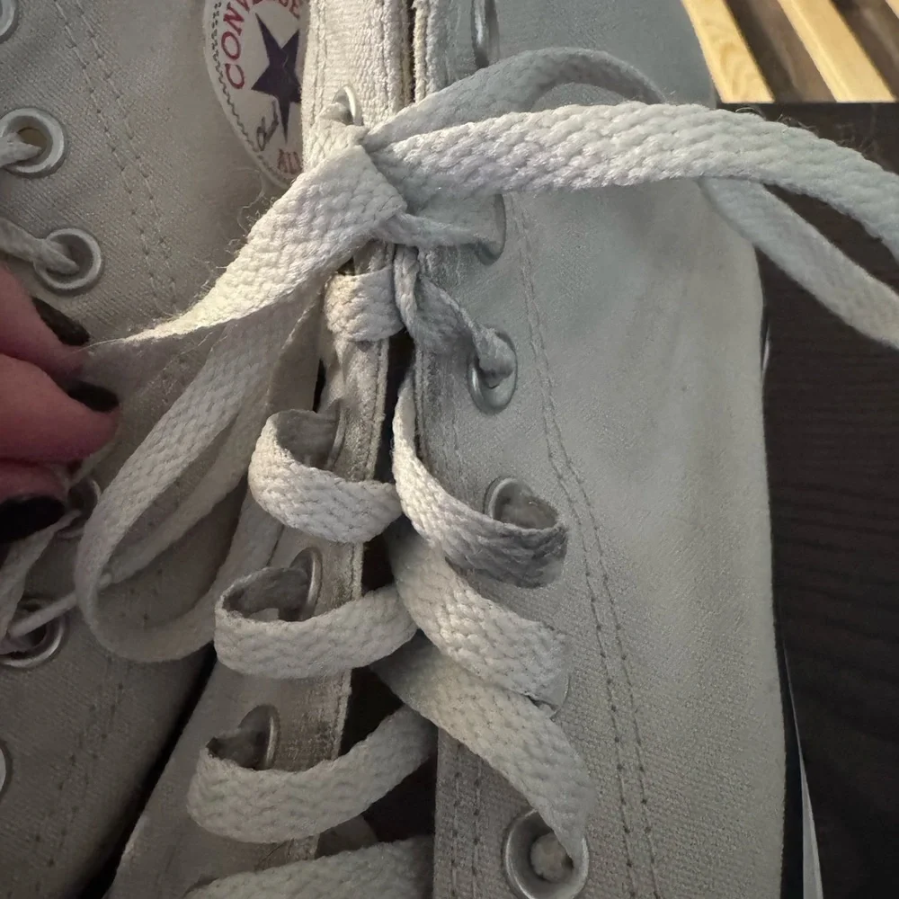 Converse High-Top Athletic Shoes - Grey M 7.5/ W 9.5 - Picture 2 of 7